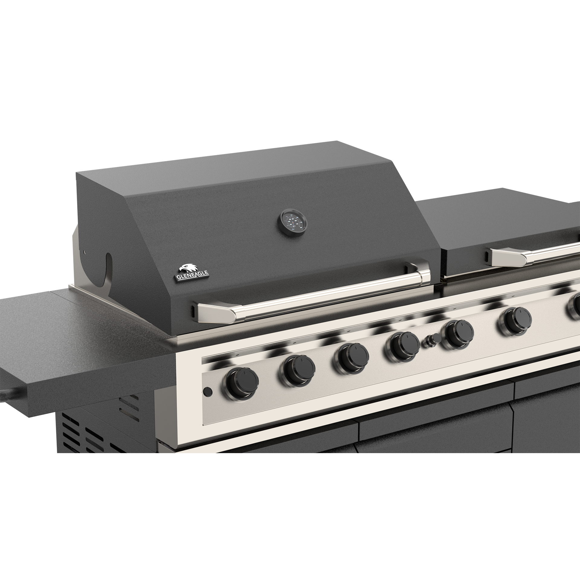 GLENEAGLE GIANT 7 Burner Propane Gas Grill & Convertible Flat-Top Griddle Outdoor Cooking System | GE-G421B