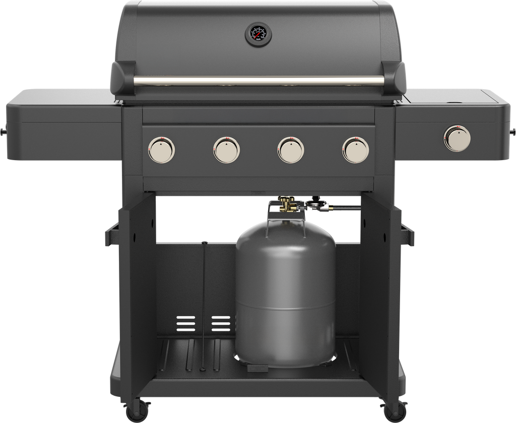 GLENEAGLE HAMMER 4 + 1 Burner Propane Gas Grill w/ Infrared Side Sear Burner | GE-3017S