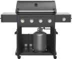 GLENEAGLE HAMMER 4 + 1 Burner Propane Gas Grill w/ Infrared Side Sear Burner | GE-3017S