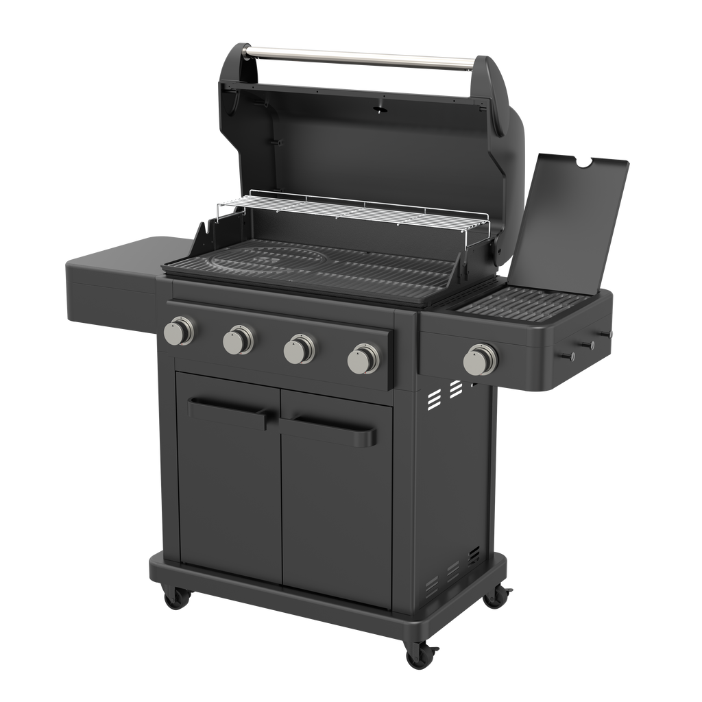 GLENEAGLE HAMMER 4 + 1 Burner Propane Gas Grill w/ Infrared Side Sear Burner | GE-3017S