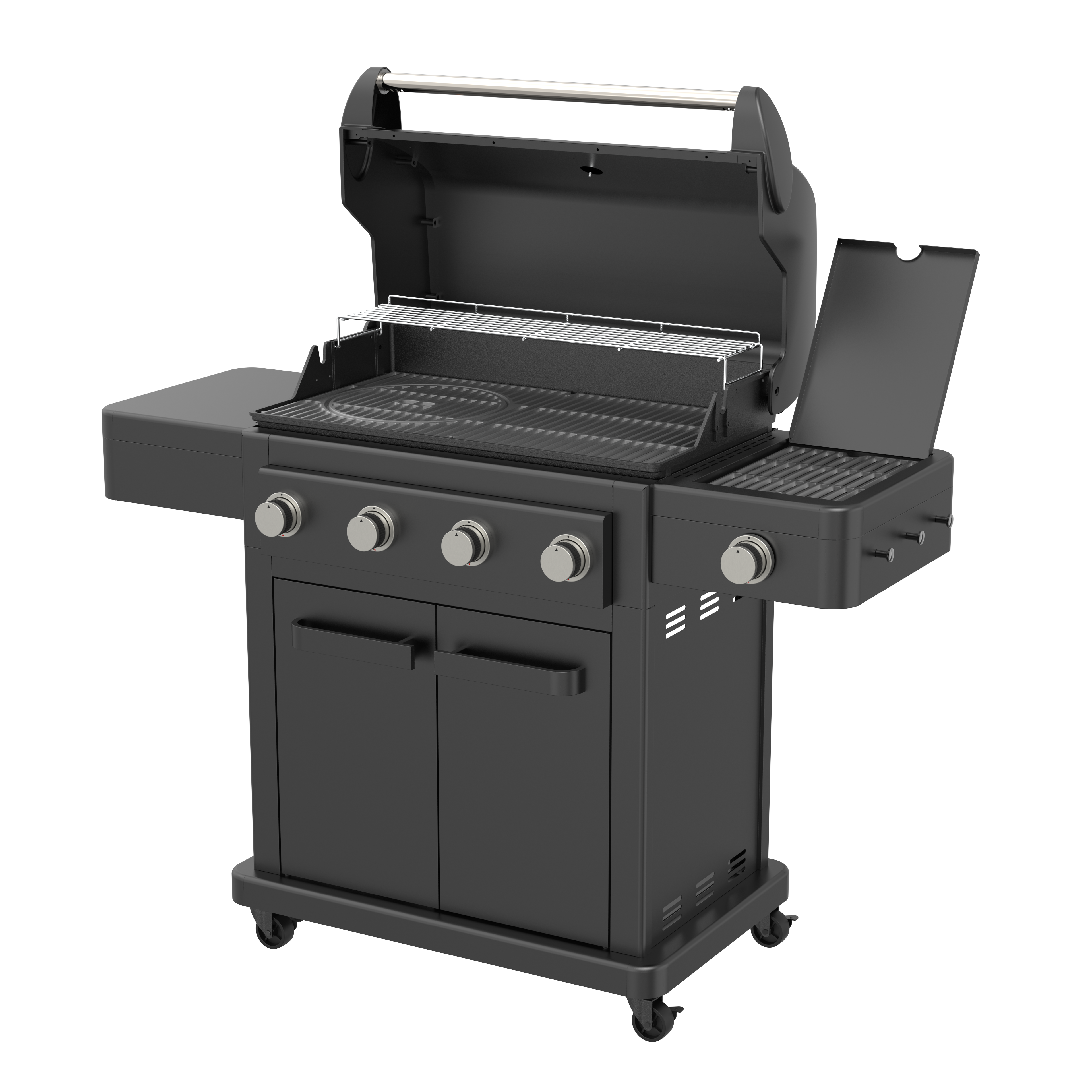 GLENEAGLE HAMMER 4 + 1 Burner Propane Gas Grill w/ Infrared Side Sear Burner | GE-3017S