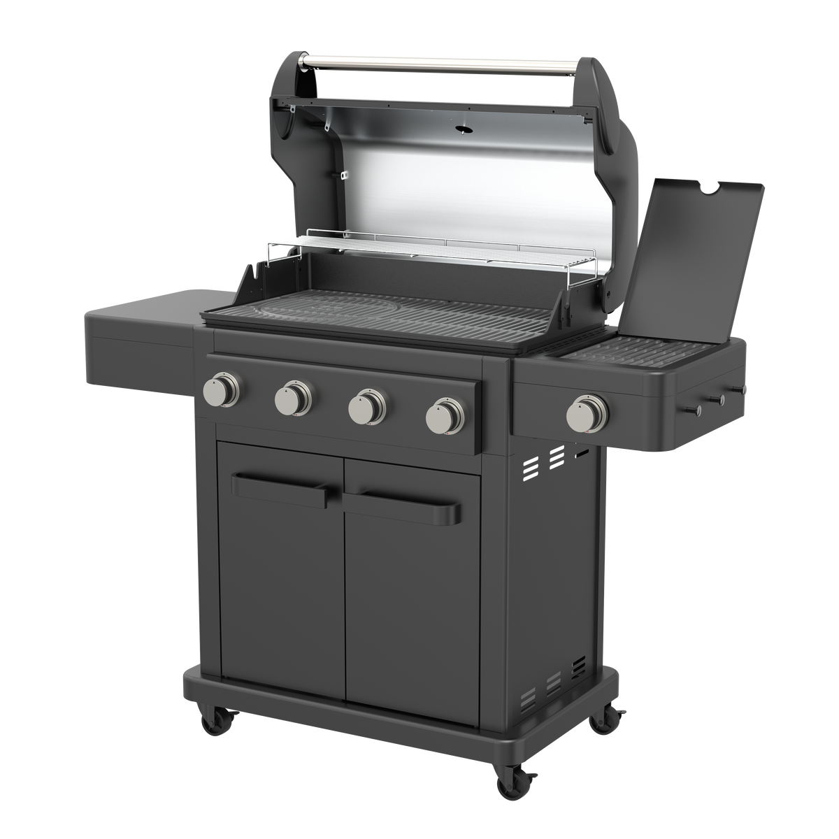 GLENEAGLE HAMMER 4 + 1 Burner Propane Gas Grill w/ Infrared Side Sear Burner | GE-3017S