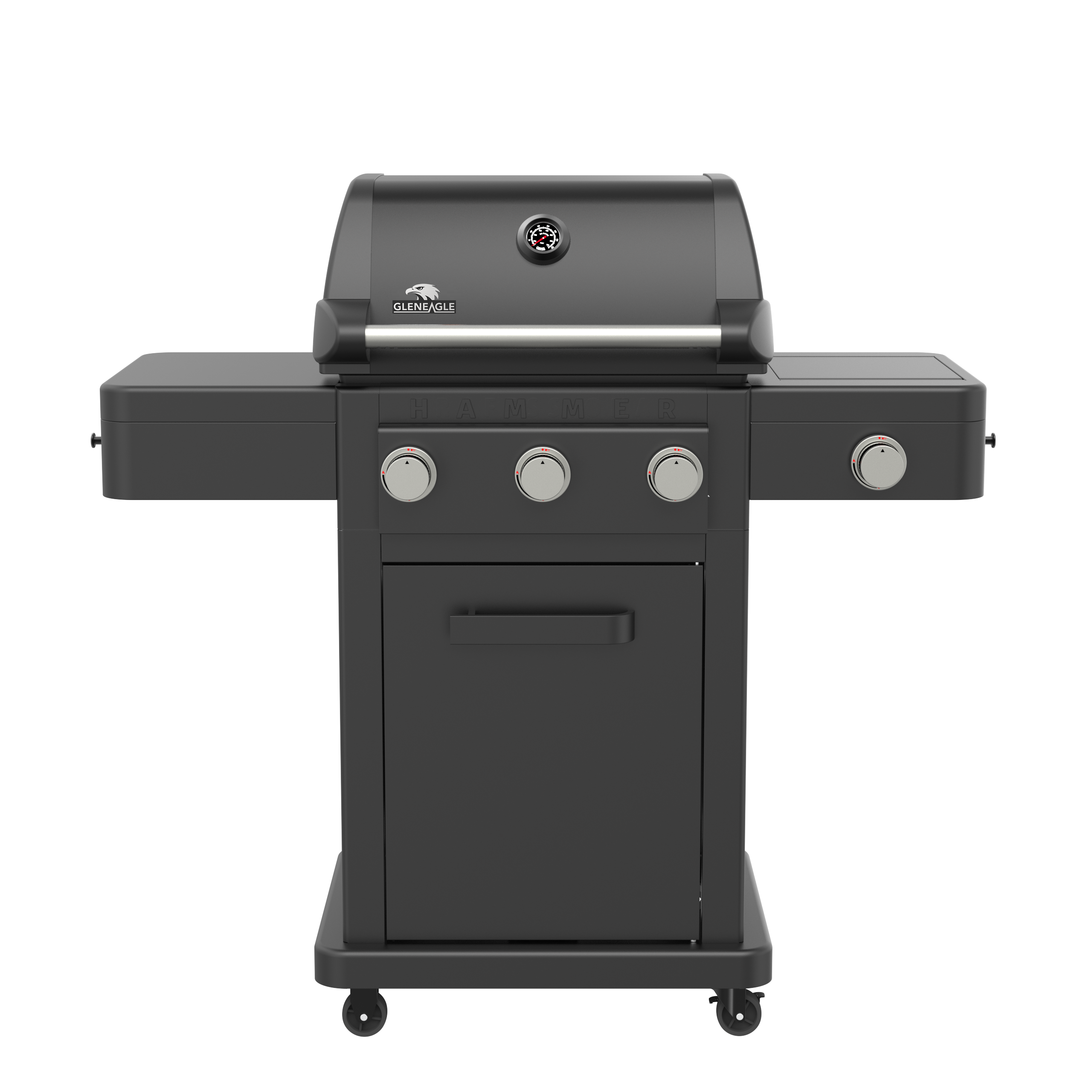 GLENEAGLE HAMMER 3 + 1 Burner Propane Gas Grill w/ Infrared Side Sear Burner | GE-2217S